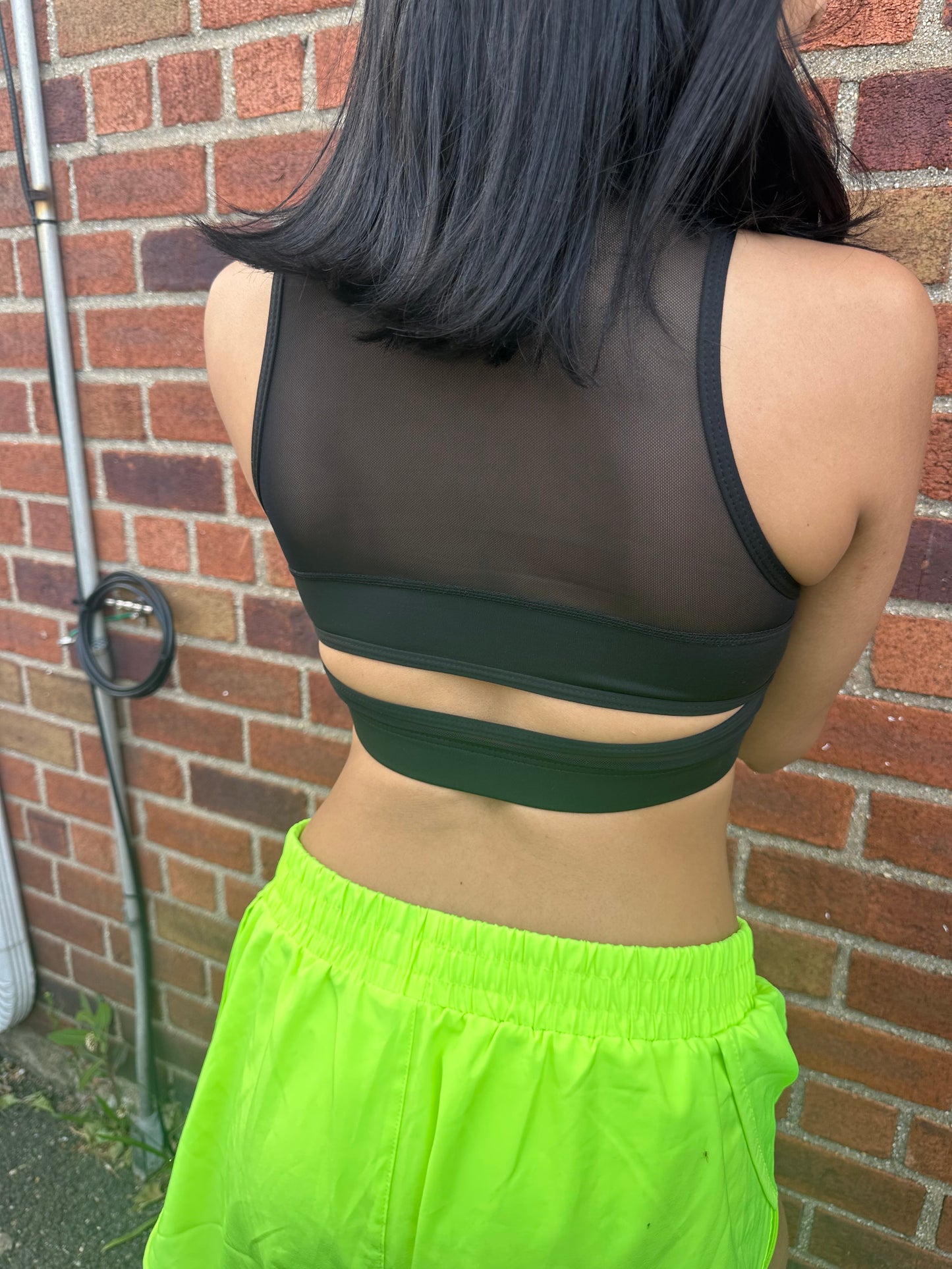 Meshing Around Sports Bra